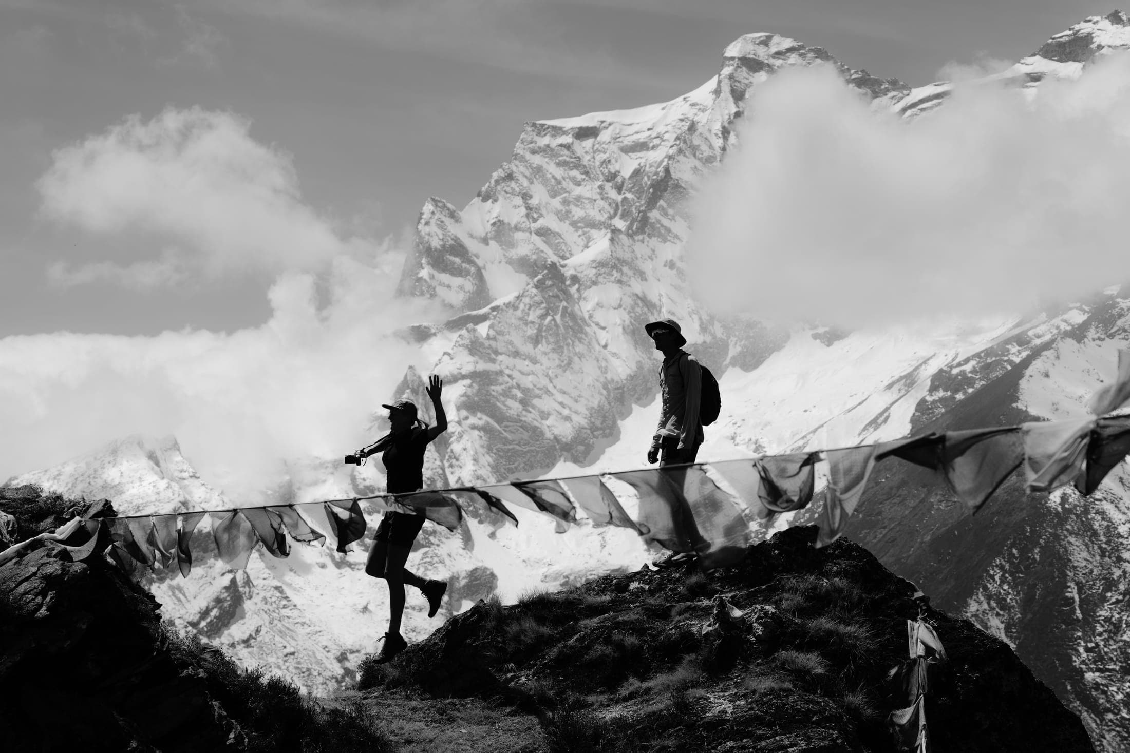 On the trail, Nepal