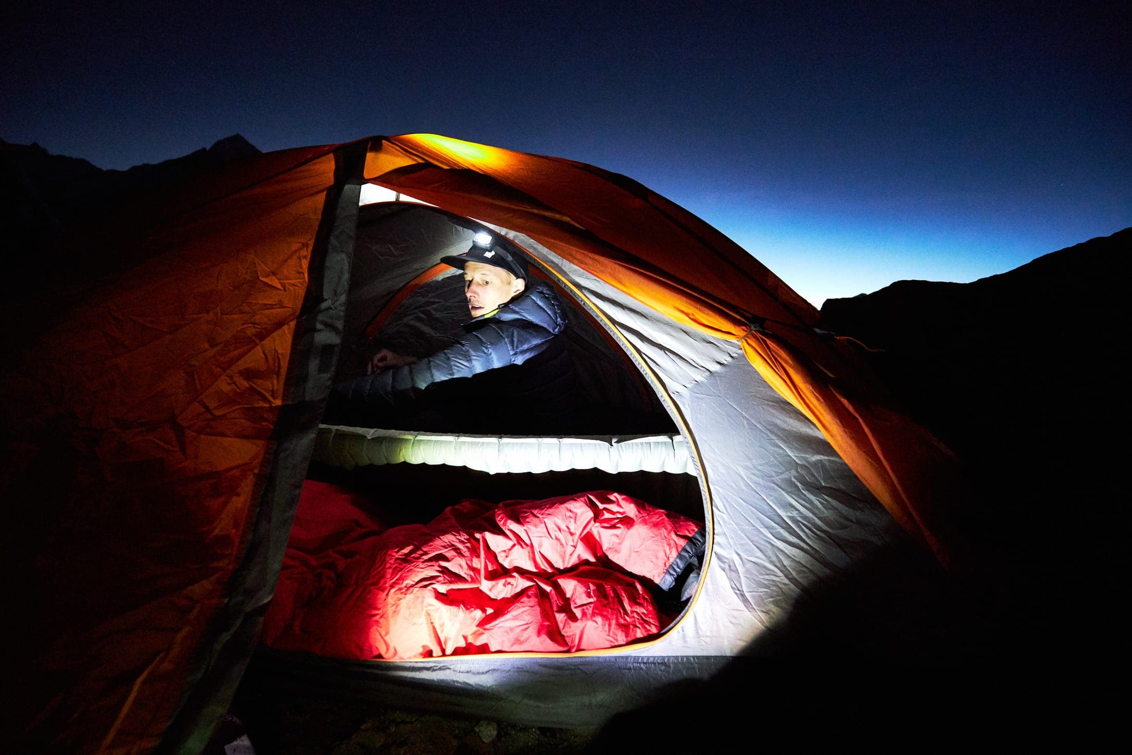 Mountain accommodation on the trail